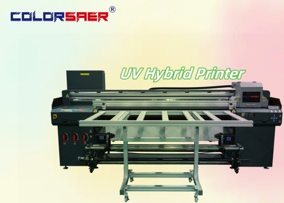 SAER UV Hybrid Digital Printing Plotter Flatbed and Roll to Roll UV Hybrid Inkjet Printer Sản xuất