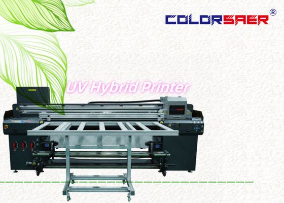 6 feet flatbed và cuộn để cuộn máy in lai UV poster banner dán phim trần hình dạng lớn plotter