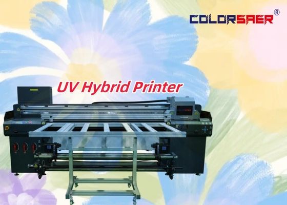 Digital 180cm thiết kế mới UV plotter Roll to roll và Flatbed UV Hybrid Printer