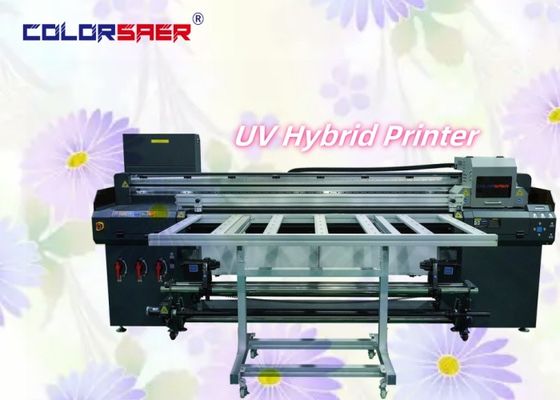 Tốc độ cao Flatbed tự động và cuộn để cuộn UV hybrid Ploter cho Creative Signage Making