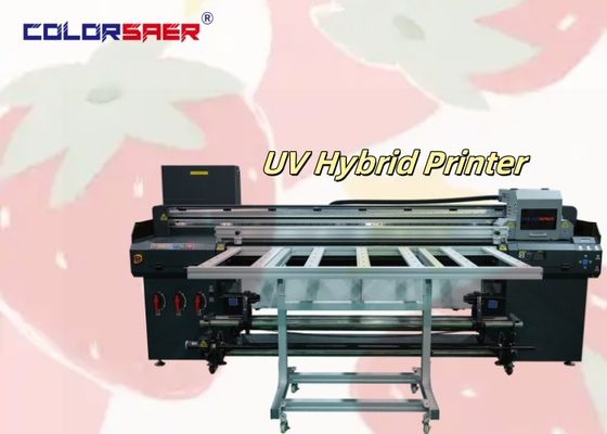 Tốc độ cao Flatbed tự động và cuộn để cuộn UV hybrid Ploter cho Creative Signage Making