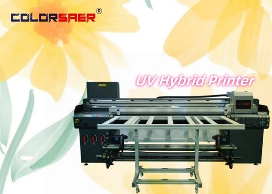 Nhà máy cung cấp máy in lai UV cuộn để cuộn và phẳng UV Plotter cho banner vinyl gỗ kính da in