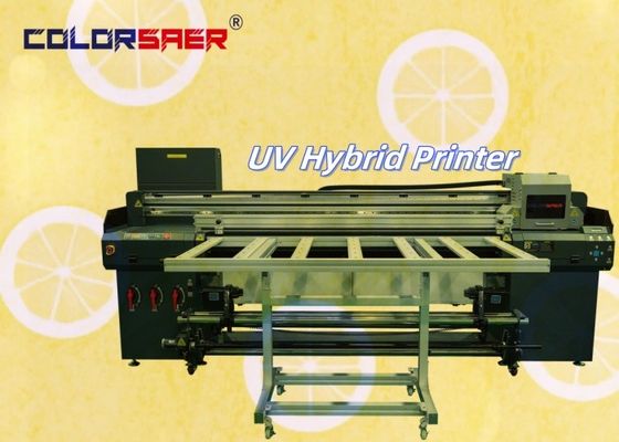 Nhà máy bán tự động kỹ thuật số UV Inkjet Plotter Flatbed và Roll để cuộn UV Hybrid máy in