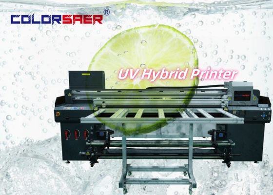 Nhà máy bán tự động kỹ thuật số UV Inkjet Plotter Flatbed và Roll để cuộn UV Hybrid máy in