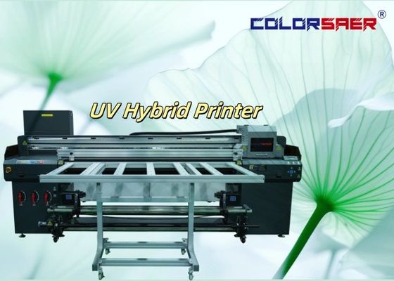 Shanghai Nhà sản xuất Digital Hybrid UV Plotter Wide Format Printer 6 Feet Roll To Roll Với Máy in Hybrid UV