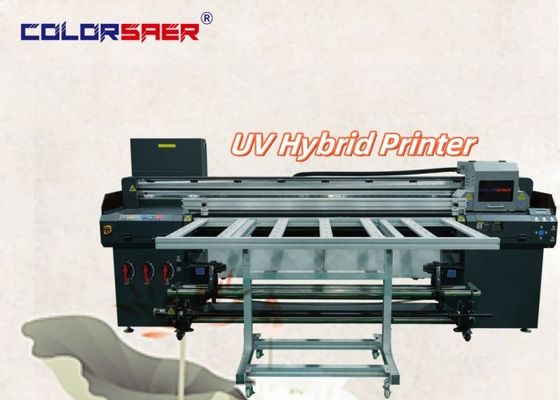 Shanghai Nhà sản xuất Digital Hybrid UV Plotter Wide Format Printer 6 Feet Roll To Roll Với Máy in Hybrid UV