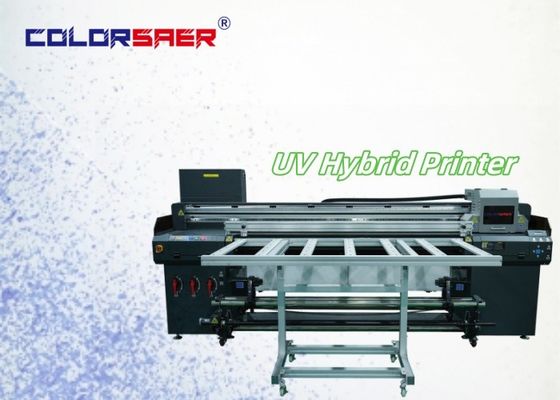 Máy in UV lai Flatbed và Roll to Roll Plotter cho kim loại gỗ thủy tinh da vải Flex Banners Vinyl