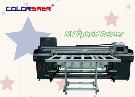 Máy in UV lai phẳng dạng cuộn cho quảng cáo áp phích, trang trí điện tử, vật liệu thủ công
