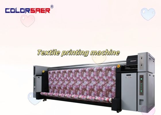 Máy in tia mực kỹ thuật số định dạng lớn có độ phân giải cao trực tiếp đến dệt may