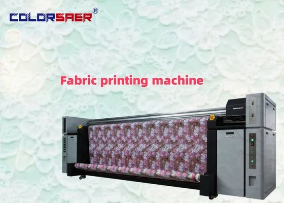 Máy in vải tự động độ chính xác cao 3.2 mét Máy in chuyển nhiệt mới với 8 đầu in