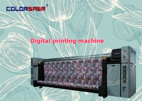 3200mm Kích thước lớn trực tiếp đến bông và máy in Poyester chuyên nghiệp in trên máy vải cuộn