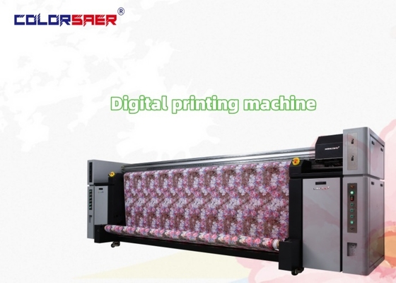 3200mm Kích thước lớn trực tiếp đến bông và máy in Poyester chuyên nghiệp in trên máy vải cuộn