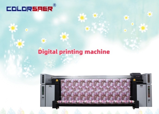 Máy in vải in kỹ thuật số độ chính xác cao 3200mm, Máy in chuyển nhiệt mới với 8 đầu in