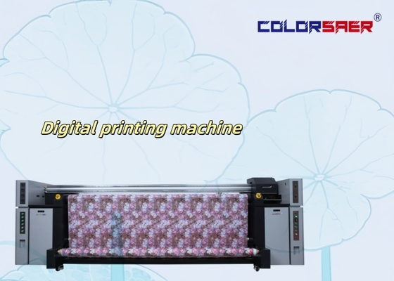 bán nóng 3200mm trực tiếp để bông & polyester máy in chuyên nghiệp in trên máy dệt cuộn