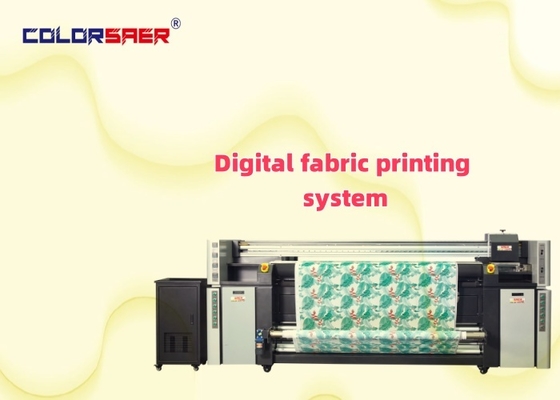 Máy in chuyển nhiệt trực tiếp lên vải SAER I3200 cho cờ và banner