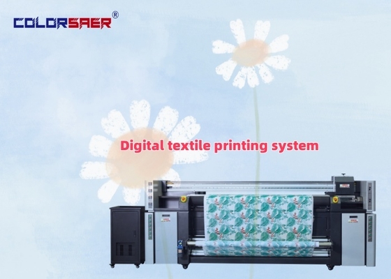 Máy in sublimation định dạng lớn chuyên nghiệp cho dệt may 2m in rộng cuộn đến cuộn máy in sublimation