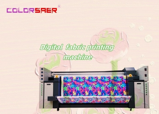 MÁY IN CHUYỂN NHIỆT VẢI KỸ THUẬT SỐ/ IN VẢI SUBLIMATION VỚI ĐẦU PHUN I3200 4 ĐẦU PHUN CỦA COLOR SAER