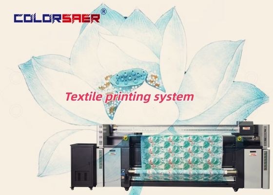 Máy in vải kỹ thuật số tốc độ cao SAER hoàn toàn mới, in trực tiếp lên vải cho Cotton và Polyester