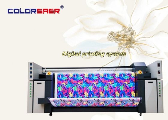 Máy in tự động nhiều màu của nhà sản xuất cho vải cuộn cotton và polyester