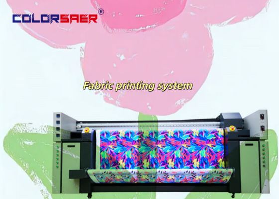 Color SAER Quality Assurance Inkjet Plotter 4 & 8 Máy in dệt may màu cho vải polyester và bông