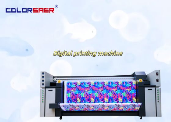 Color SAER Quality Assurance Inkjet Plotter 4 & 8 Máy in dệt may màu cho vải polyester và bông