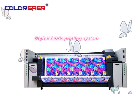 4 pcs Print heads Digital Fabric Printing Machine with Windows 7&10 Compatibility and AC100-240V Power