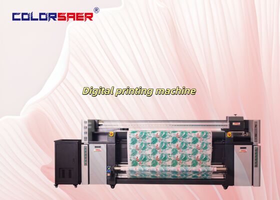 SAER Chất lượng cao 2 hoặc 4 hoặc 8 PC I3200 Đầu định dạng lớn 2m /3.2m Inkjet dye Sublimation Printer With Plotter Machine