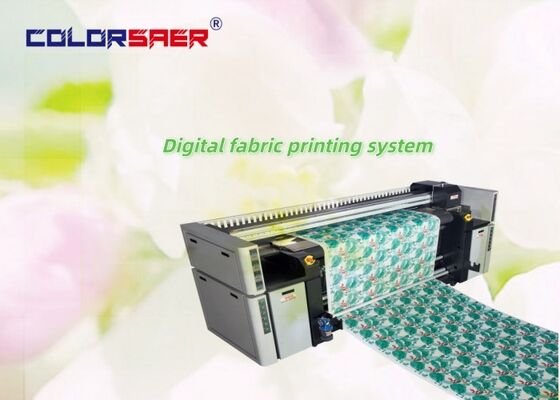 SAER Chất lượng cao đa chức năng 4 màu hoặc 8 màu Dụng dệt plotter với máy sưởi toàn bộ hệ thống với mực sắc tố hoặc mực sublimation