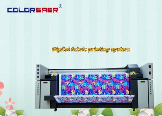 SAER Chất lượng cao đa chức năng 4 màu hoặc 8 màu Dụng dệt plotter với máy sưởi toàn bộ hệ thống với mực sắc tố hoặc mực sublimation