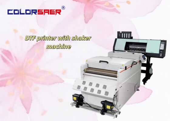 Máy in áo phông DTF 24 inch kỹ thuật số đa chức năng DTF Impresora Tình trạng mới DTF Plotter với máy bột Shaker