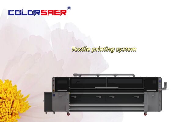 Máy in cao cấp SAER COLOR Digital Fabric Cotton & Polyester với đầu in 4 hoặc 8 bộ