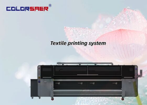 trực tiếp đến vải máy in tự động hoàn toàn KJ4B-QL đầu in hệ thống in dệt may cuộn đến cuộn