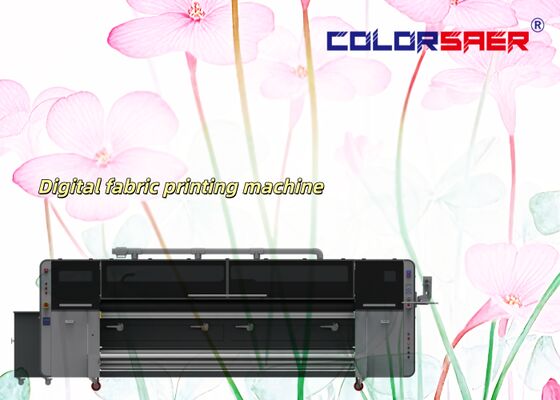 Máy in vải phun kỹ thuật số hiệu suất cao, ổn định 3200mm, máy vẽ vải polyester & cotton với 4 đầu phun