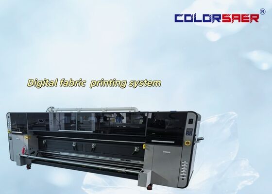 Máy in vải kỹ thuật số tự động hoàn toàn SAER với đầu in i3200A1 4 chiếc & 8 chiếc cho Cotton & Polyester