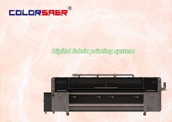 Nhiều màu Mô hình mới i3200 Print Head Inkjet Hệ thống in vải 3200mm Thiết kế vải định dạng lớn