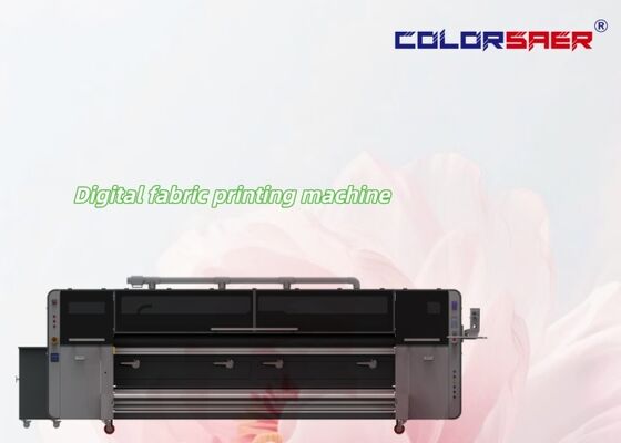 3.2m SAER COLOR Digital Direct to Fabric Sublimation Printer với I3200 4pcs & 8pcs Print Head Textile Plotter cho vải polyester & bông