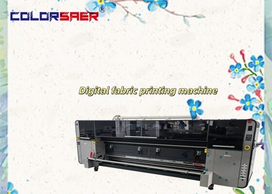 SAER Màu 4 & 8 Chiếc I3200A1 Đầu In 3.2 M Tất Cả Trong Một Quảng Cáo In Phun Màu Kỹ Thuật Số cờ In Máy