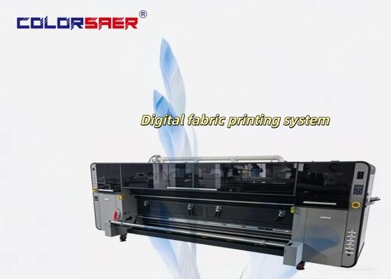 Máy in vải Inkjet mô hình mới với máy sưởi hồng ngoại xa Máy All-in-one Hệ thống in vải với mực sắc tố & Sublimation