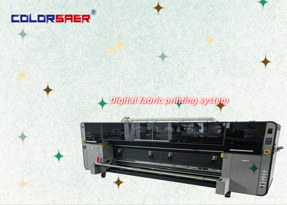 Máy in vải Inkjet mô hình mới với máy sưởi hồng ngoại xa Máy All-in-one Hệ thống in vải với mực sắc tố & Sublimation