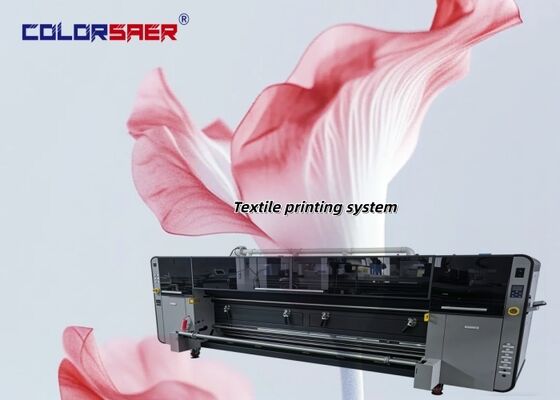 Dye Wide Size Long Service Life Digital Textile Printing System High Production Capacity Fabric Plotter