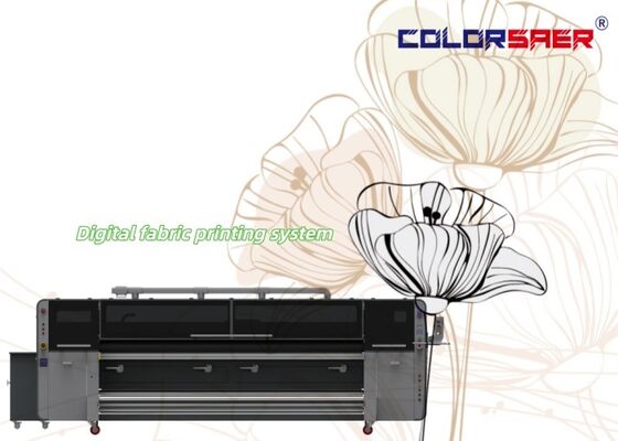 Công nghiệp độ phân giải cao 4 bộ KJ4B-QL đầu in hệ thống in dệt may định dạng lớn với sắc tố & mực sublimation