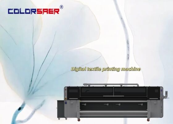 SAER Industrial Grade 4 pcs KJ4B-QL Print Head Hệ thống in dệt may định dạng lớn với sublimation & pigment ink