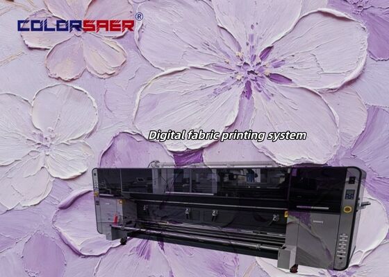 SAER Chứng nhận 3.2m KJ48-QL Print Head Công nghiệp trực tiếp in dệt may cho nhà máy quảng cáo