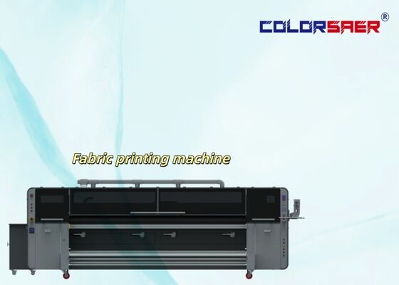 Máy in vải trực tiếp CMYK 4 màu SAER CSR3200 hệ thống in dệt kim phun khổ lớn với đầu in 4 KJ4B-QL
