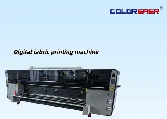 SAER Máy in dệt may tốc độ cao 110m2/h với đầu in KJ4B-QL và máy in sublimation rộng 3200mm