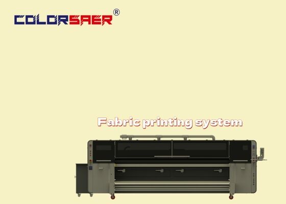 Long Service Life SAER CSR2200 & CSR3200 Big Size Fabric Directly Printing Machine High Speed With 4 pcs & 8pcs Print Head