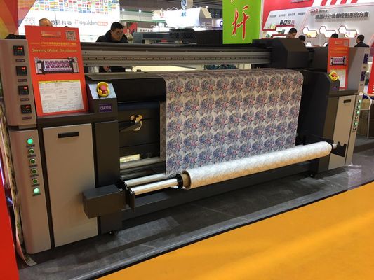 Vải polyester trực tiếp Plotter Sắc tố thăng hoa mực Độ phân giải tối đa 1400DPI