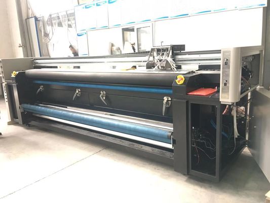 Máy in cờ kép CMYK / Máy in vải trực tiếp với ba đầu in Epson 4720