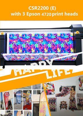 2.0m Chiều rộng làm việc Máy in vải kỹ thuật số Lò sưởi thăng hoa với quạt lọc