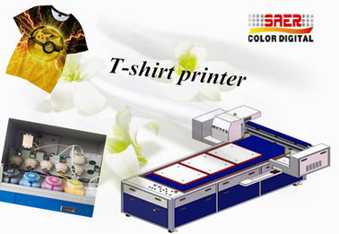 Máy in màu Pigment Ink T Máy in trực tiếp bằng vải cotton 8 màu Dtg T